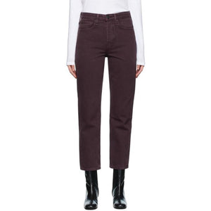 rag and bone Purple Maya High-Rise Slim Jeans