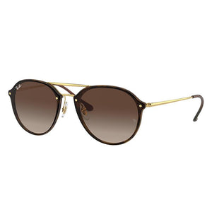 Ray-Ban Blaze Double Bridge Gold, Brown Lenses - RB4292N-BlackSkinny
