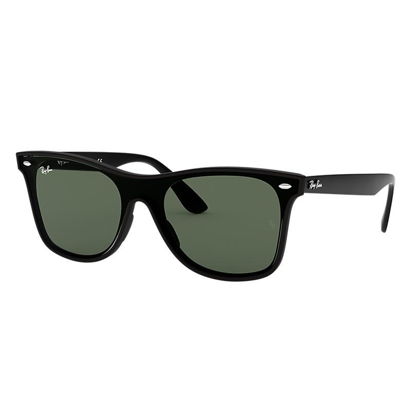 Ray-Ban Blaze Wayfarer Black, Green Lenses - RB4440N-BlackSkinny