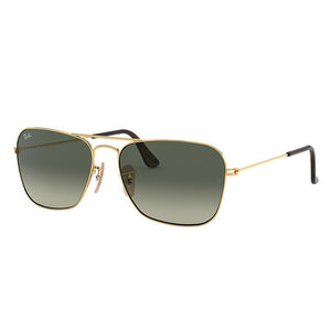Ray-Ban Caravan Gold, Gray Lenses - RB3136-BlackSkinny