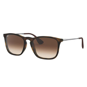 Ray-Ban Chris Low Bridge Fit Tortoise, Brown Lenses - RB4187F-BlackSkinny