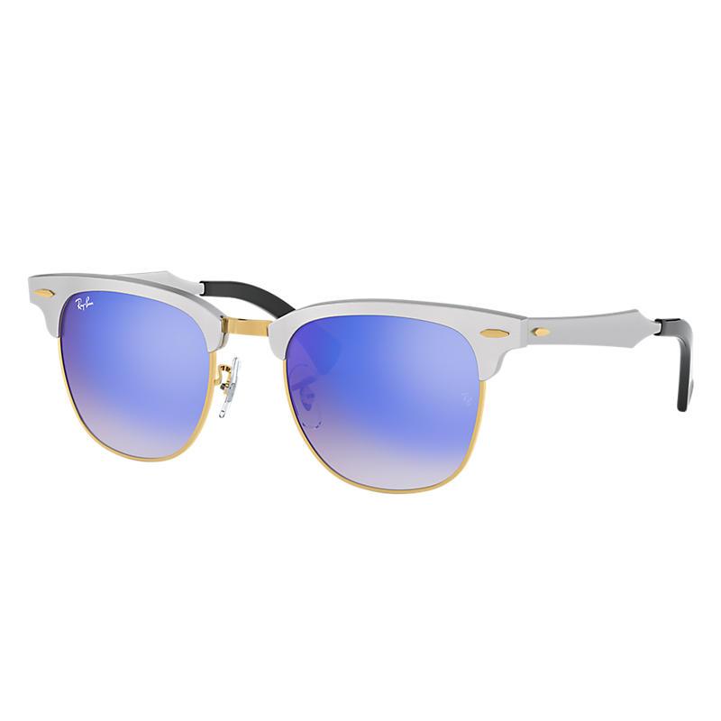 Blue Flash Lenses Blue Lens Clubmaster Ray Ban Clubmaster Mirrored