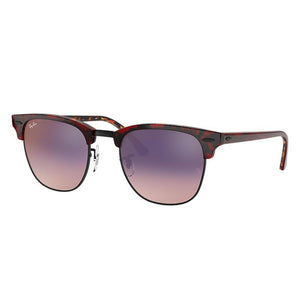 Ray Ban Clubmaster Color Mix Red Havana Violet Lenses RB3016