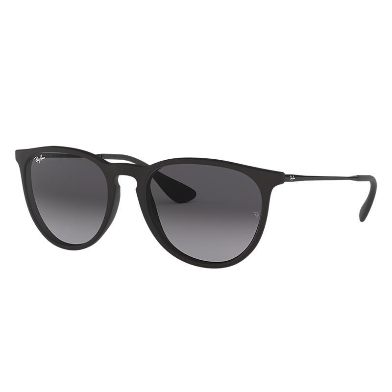 Ray-Ban Erika Classic Low Bridge Fit Black, Gray Lenses - RB4171F-BlackSkinny