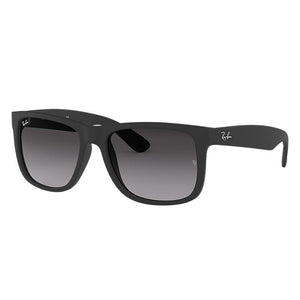 Ray-Ban Justin Classic Low Bridge Fit Black, Gray Lenses - RB4165F-BlackSkinny