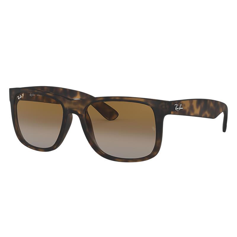 Ray-Ban Justin Classic Tortoise, Polarized Brown Lenses - RB4165-BlackSkinny