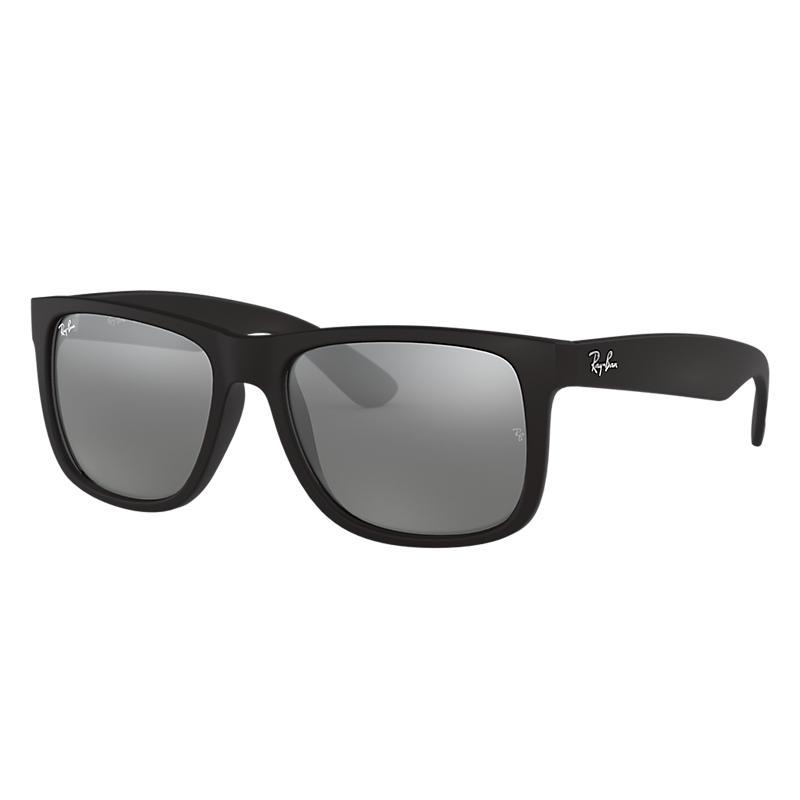 Ray-Ban Justin Color Mix Low Bridge Fit Black, Gray Lenses - RB4165F-BlackSkinny