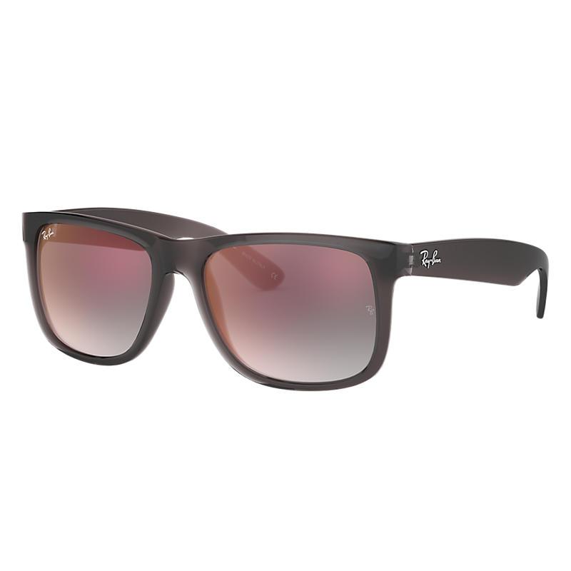 Ray-Ban Justin Flash Gradient Lenses Grey, Gray Lenses - RB4165-BlackSkinny