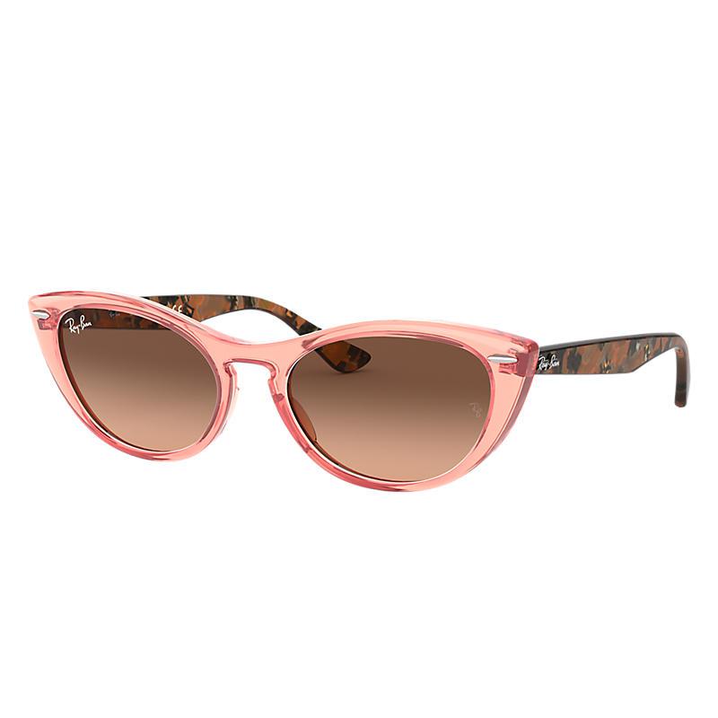 Brown Rb4314n Ray Ban Ray-Ban Nina Brown Havana, Pink Lenses
