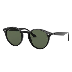 Ray-Ban Rb2180 Low Bridge Fit Black, Green Lenses - RB2180F-BlackSkinny