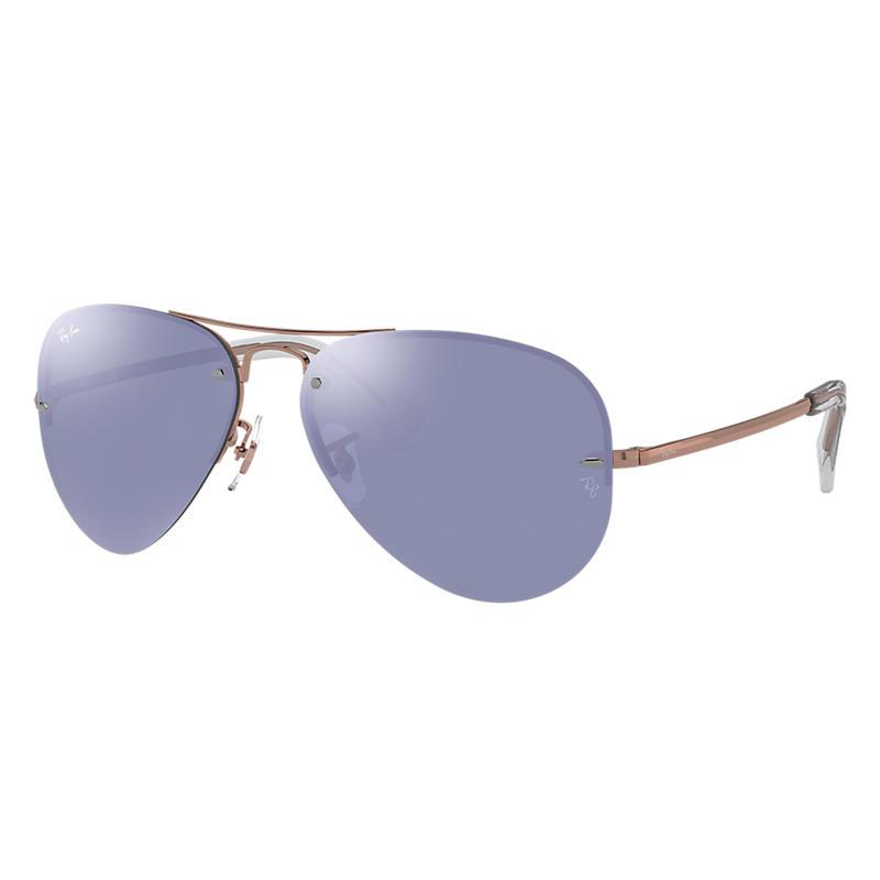 Ray-Ban Rb3449 Bronze-Copper, Violet Lenses - RB3449-BlackSkinny