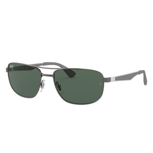 Ray-Ban Rb3528 Gunmetal, Green Lenses - RB3528-BlackSkinny