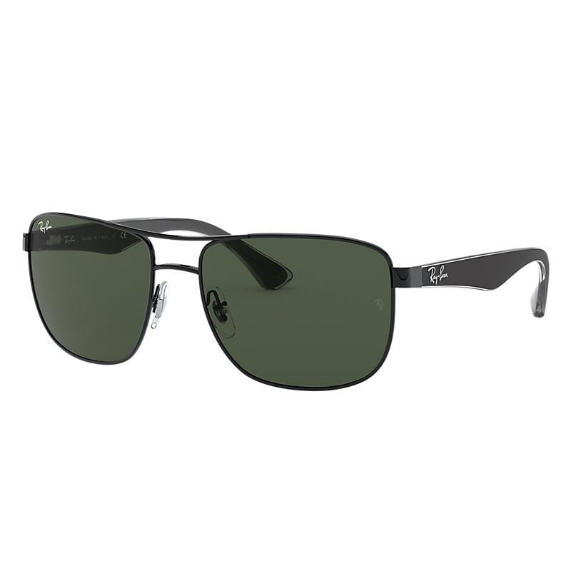 Ray-Ban Rb3533 Black, Green Lenses - RB3533-BlackSkinny