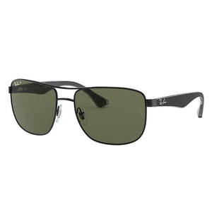 Ray-Ban Rb3533 Black, Polarized Green Lenses - RB3533-BlackSkinny