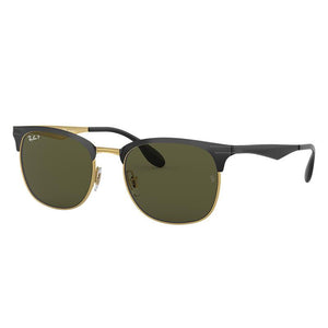 Ray-Ban Rb3538 Black, Polarized Green Lenses - RB3538-BlackSkinny