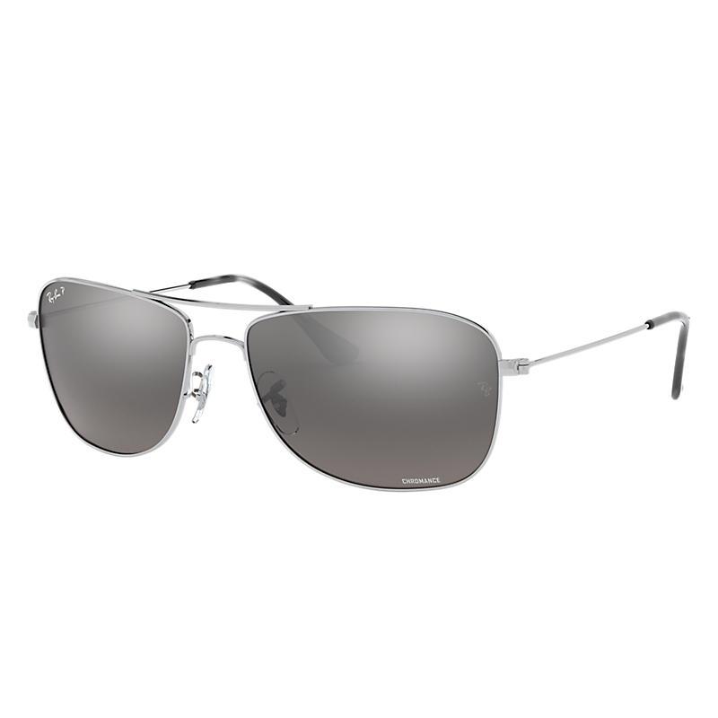 Ray-Ban Rb3543 Chromance Silver, Polarized Gray Lenses - RB3543-BlackSkinny