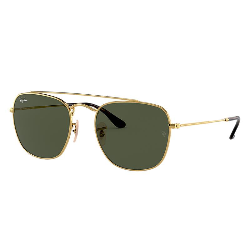 Ray-Ban Rb3557 Gold, Green Lenses - RB3557-BlackSkinny