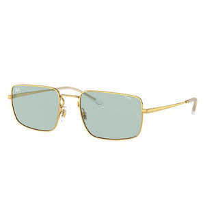 Ray ban gold frame cheap green lens