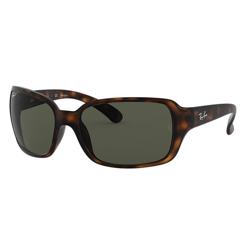 Ray-Ban Rb4068 Tortoise, Polarized Green Lenses - RB4068-BlackSkinny