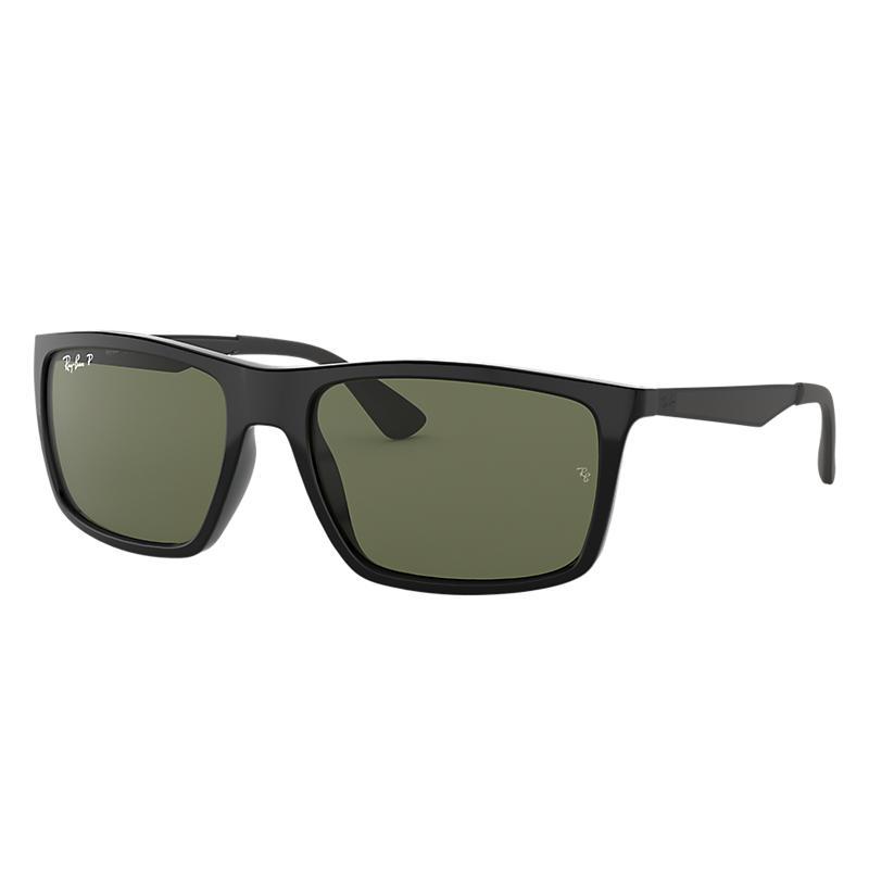Ray-Ban Rb4228 Black, Polarized Green Lenses - RB4228-BlackSkinny