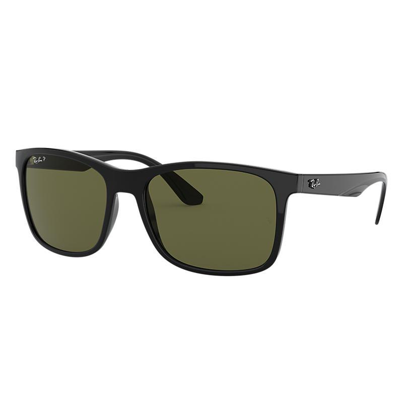 Ray-Ban Rb4232 Black, Polarized Green Lenses - RB4232-BlackSkinny
