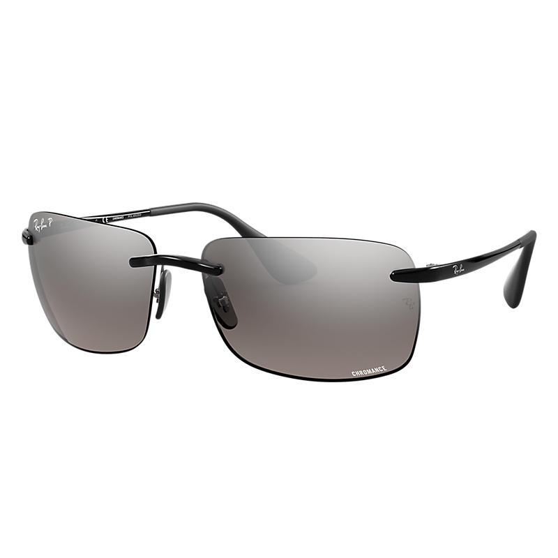 Ray-Ban Rb4255 Chromance Black, Polarized Gray Lenses - RB4255-BlackSkinny