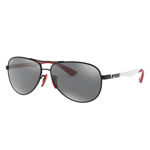 Ray-Ban Rb8313m Scuderia Ferrari Collection Black, Gray Lenses - RB8313M-BlackSkinny