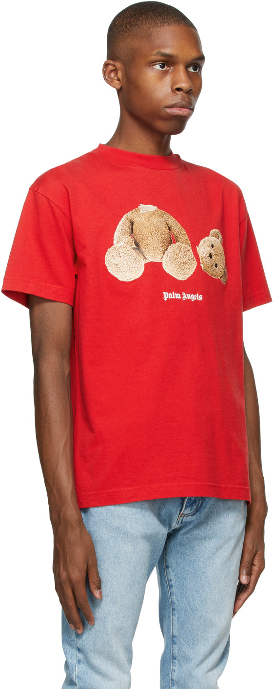 Palm Angels Red Bear T-Shirt – BlackSkinny