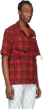 Off-White Red Check Voyager Short Sleeve Shirt