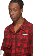Off-White Red Check Voyager Short Sleeve Shirt