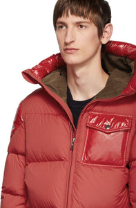 Moncler Red Down Eloy Jacket