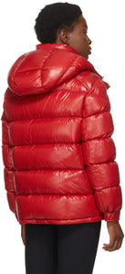 Moncler Red Down Maire Coat