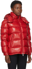 Moncler Red Down Maire Coat