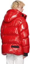 Moncler Grenoble Red Down Verrand Puffer Jacket