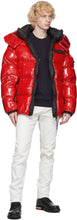 Moncler Grenoble Red Down Verrand Puffer Jacket
