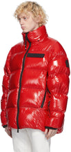 Moncler Grenoble Red Down Verrand Puffer Jacket