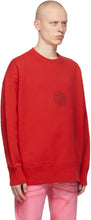 Givenchy Red Oversized Scorpion 4G Sweatshirt
