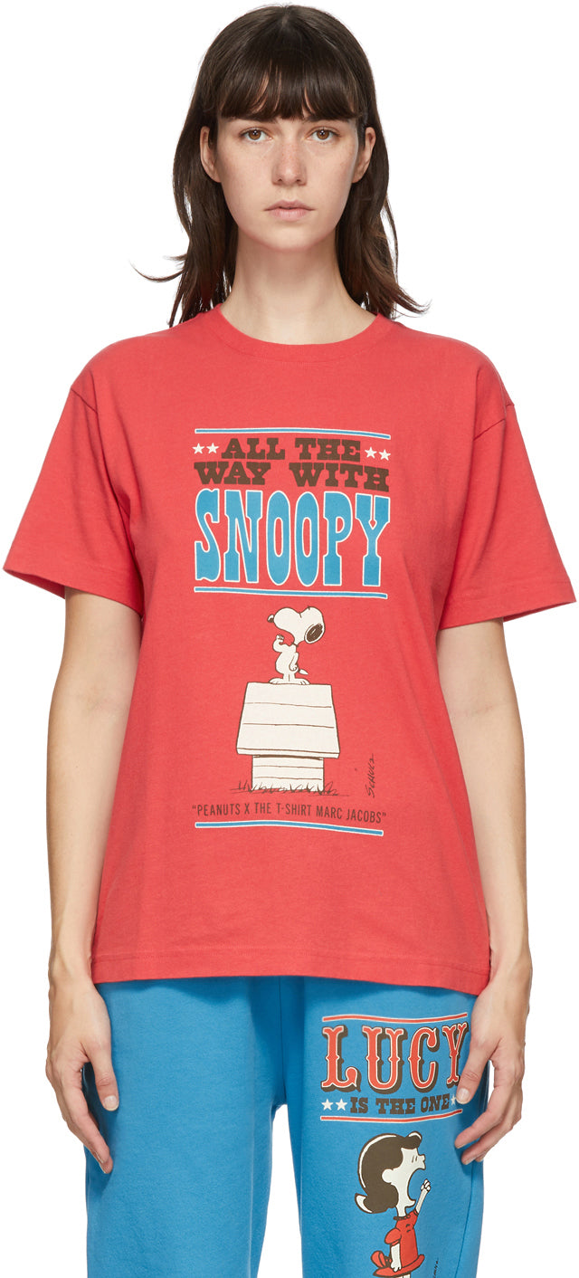 Marc Jacobs Red Peanuts Edition Snoopy T-Shirt – BlackSkinny