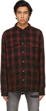 Ksubi Red Plaid Consciousness Shirt - Chemise de conscience à carreaux rouges ksubi - ksubi 붉은 격자 무늬 의식 셔츠