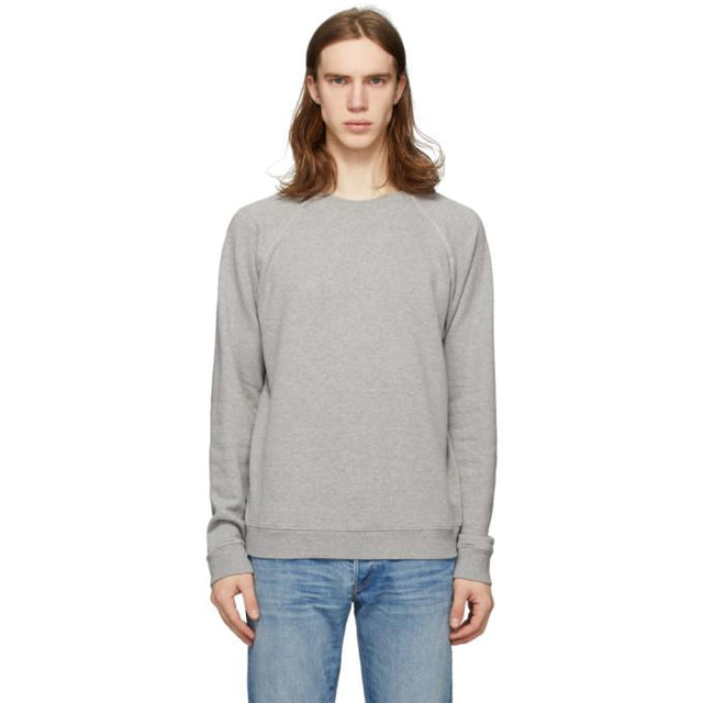 Re/Done Grey Shrunken 50s Sweatshirt