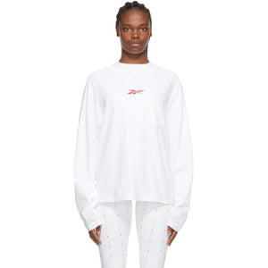 Reebok by Pyer Moss White Pocket Long Sleeve T-Shirt