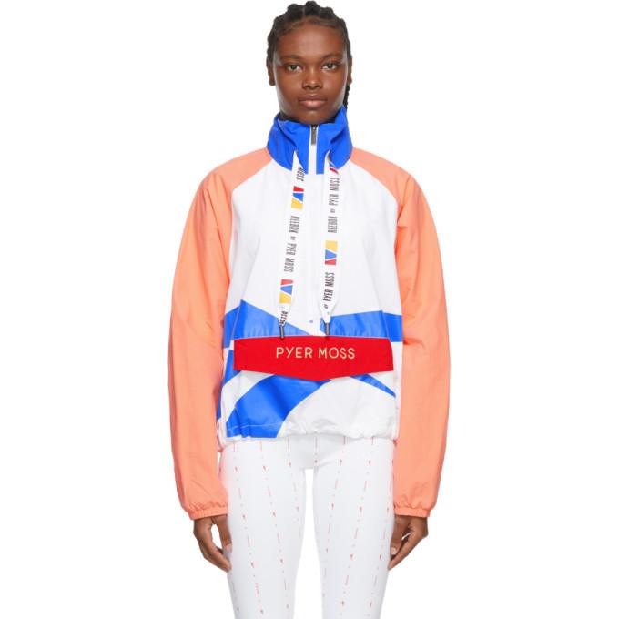 Reebok by Pyer Moss White Windbreaker Jacket