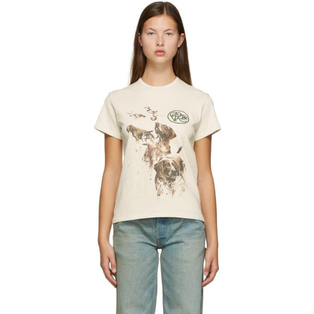 Reese Cooper Off-White Hunting Dogs T-Shirt