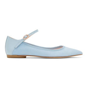 Repetto Blue Clemence Ballerina Flats