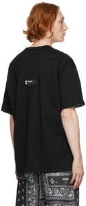 AAPE by A Bathing Ape Reversible Black Bandana T-Shirt