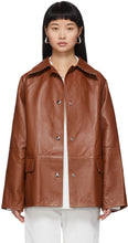 KASSL Editions Reversible Brown Leather Jacket
