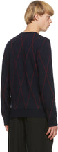 Giorgio Armani Reversible Navy Cashmere Sweater