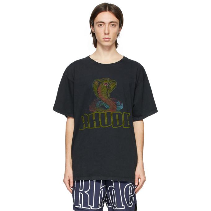 Rhude Black Cobra T-Shirt