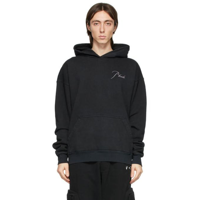 Rhude Black Swan Hoodie