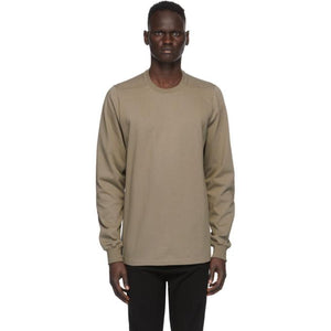 Rick Owens Beige Cotton Jersey Sweatshirt